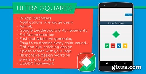 CodeCanyon - Ultra Squares v1.01 - Highly Addictive Game Template - 10509670