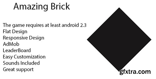 CodeCanyon - Amazing Brick v1.0 - Template AdMob + leaderboard - 10062969