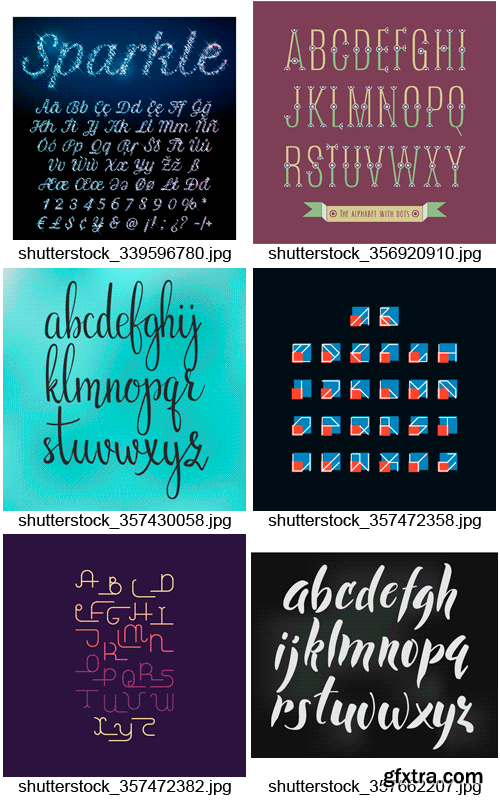 Amazing SS - Alphabets Design 8, 25xEPS