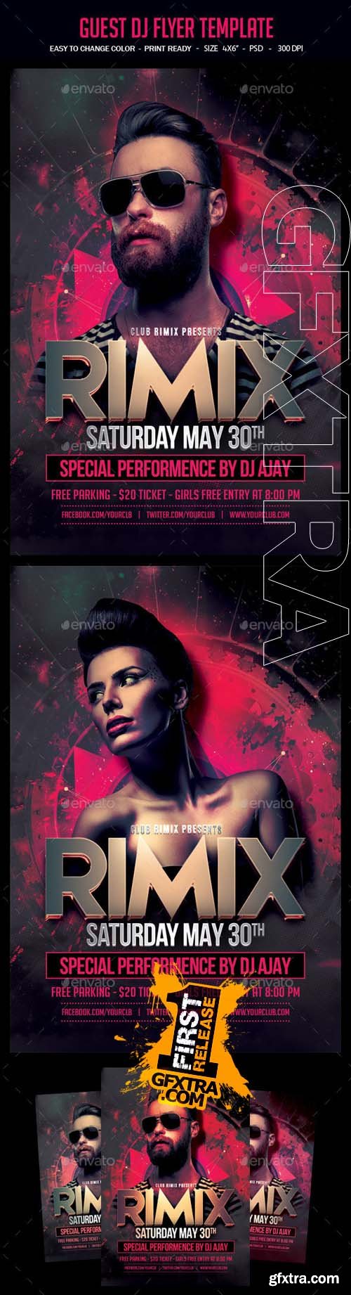 GR - Guest Dj Flyer Template 14518779