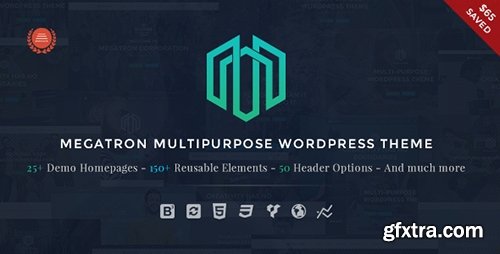 ThemeForest - Megatron v1.2 - Responsive MultiPurpose WordPress Theme - 14063654