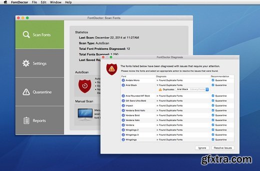 Extensis FontDoctor 10.1.0 (Mac OS X)