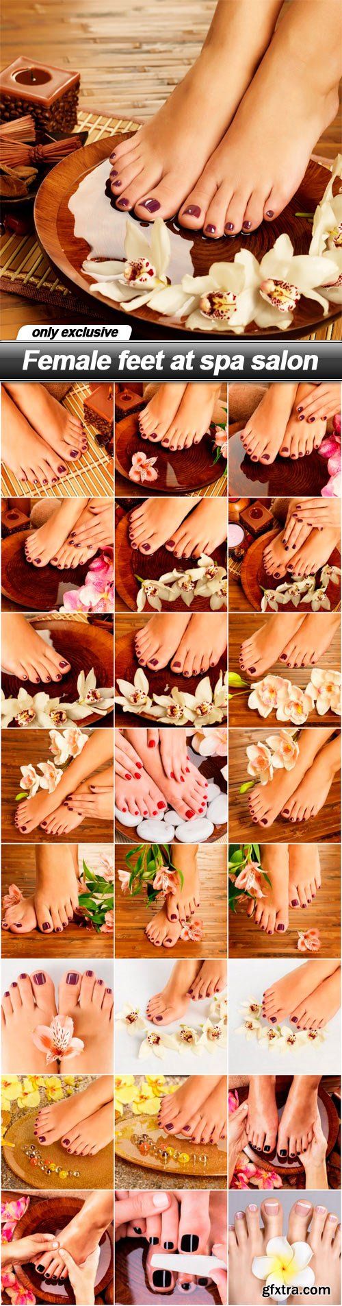 Female feet at spa salon - 25 UHQ JPEG