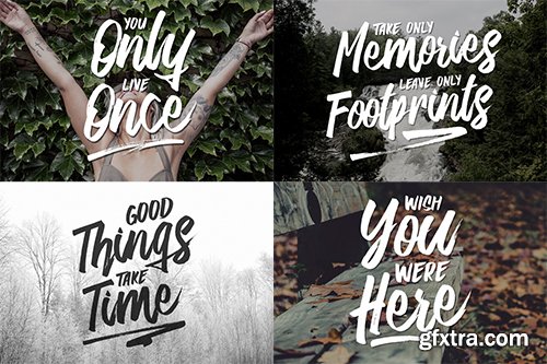 Creativemarket Slow Attack - Double Fonts 504681