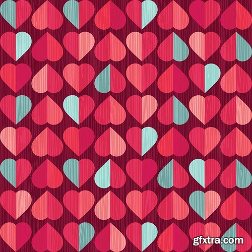 St. Valentine's Day, Hearts, Love - 25xEPS, AI