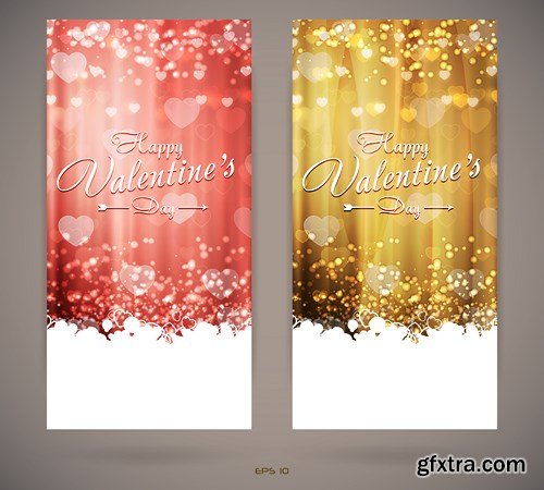 St. Valentine's Day, Hearts, Love - 25xEPS, AI