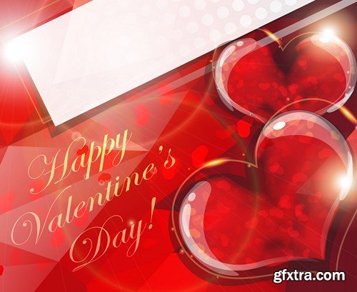 St. Valentine's Day, Hearts, Love - 25xEPS, AI