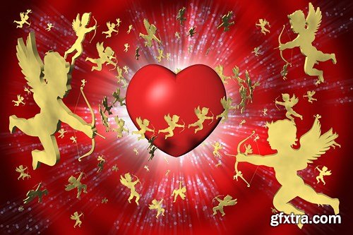 St. Valentine's Day, Hearts, Love 2 - 25xUHQ JPEG