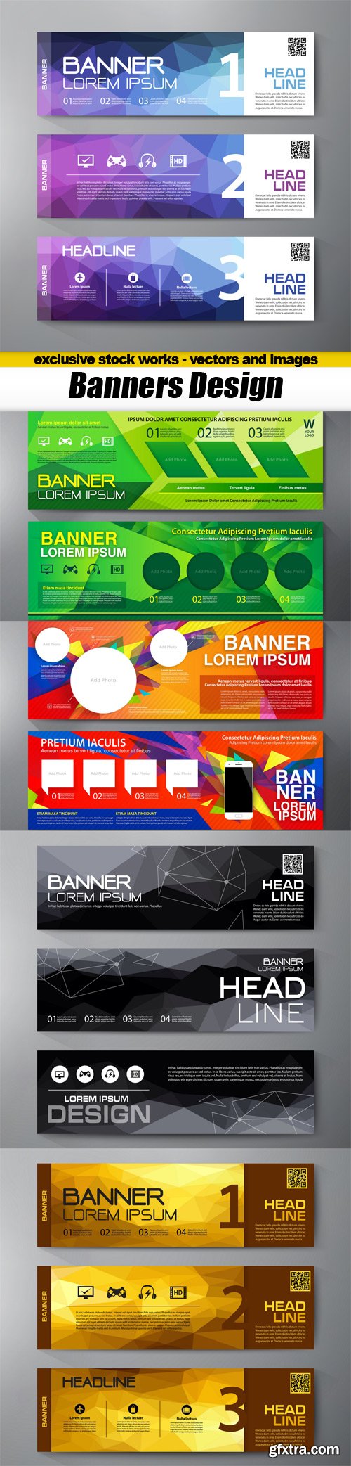 Banners Design - 5x EPS