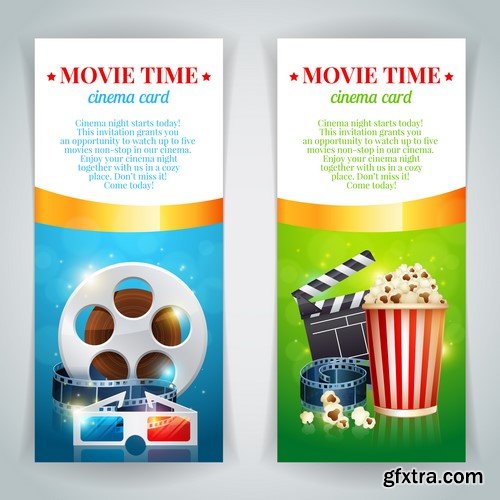 Cinema Vector Banners - 5x EPS