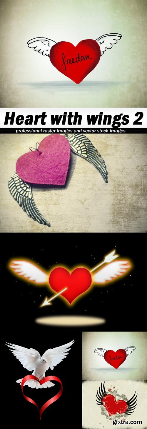 Heart with wings 2