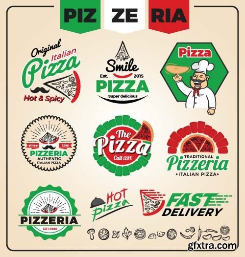 Pizza labels 3