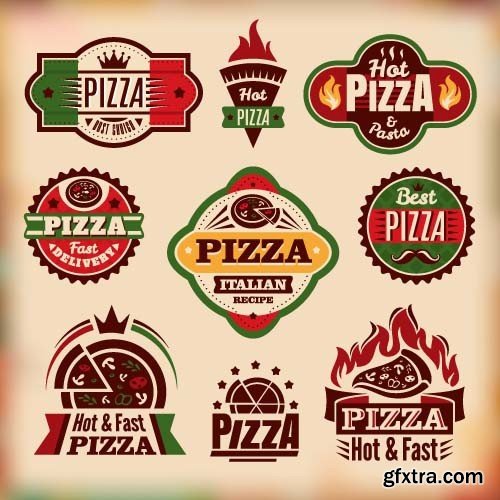 Pizza labels 3