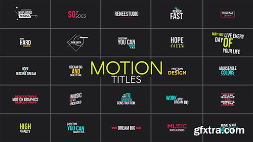 Videohive Motion Titles 13390544