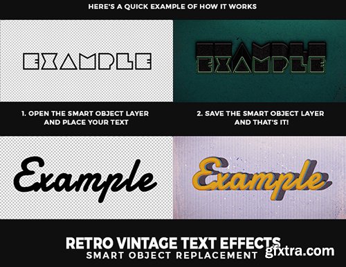 Graphicriver Retro Vintage Text Effects Vol. 2 14366428