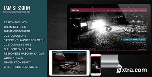 ThemeForest - JamSession v4.6.6 - Music & Music Band WordPress Theme - 6542149