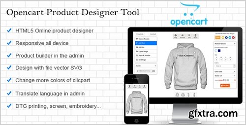 CodeCanyon - Opencart Custom Product Designer (Update: 27 November 15) - 11662636