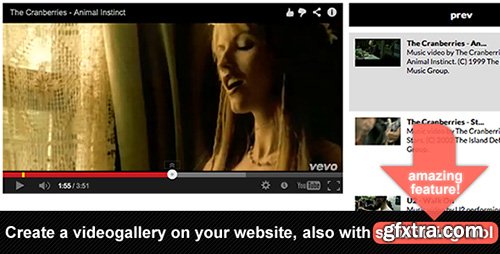 CodeCanyon - YouTube Vimeo Video Gallery Scheduling v1.3 - 4489098