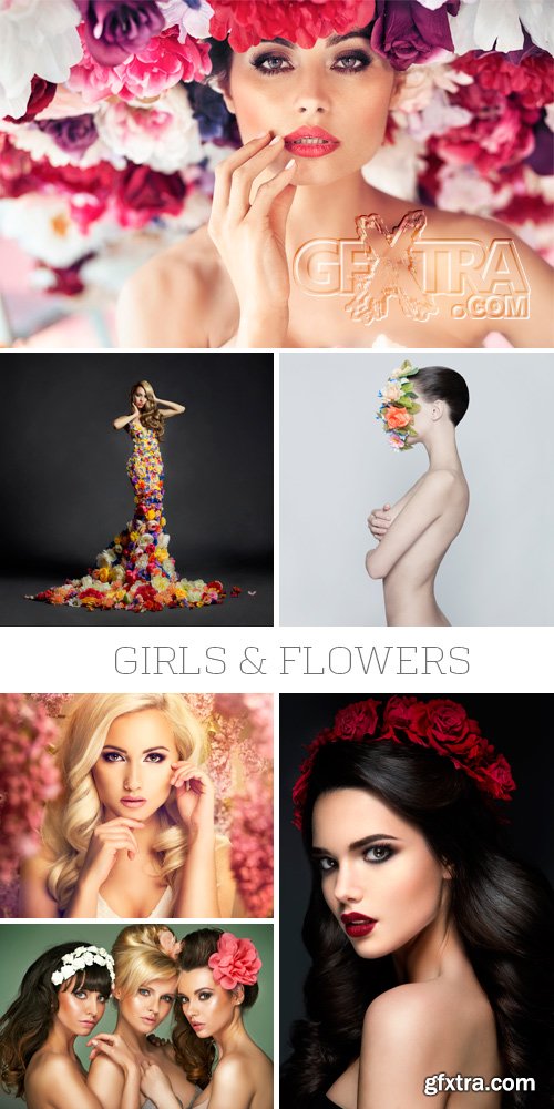 Amazing SS - Girls & Flowers, 25xJPGs