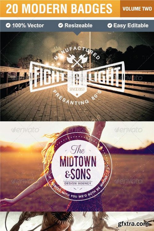 Graphicriver 20 Modern Badges and Labels 6862379