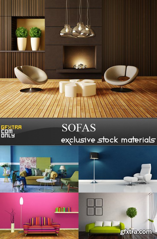 Sofas - 5 UHQ JPEG