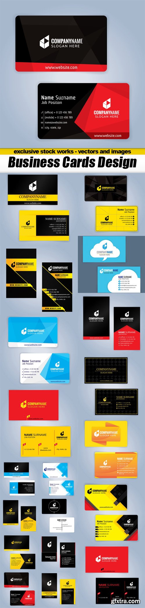 Business Cards Design - 20x EPS