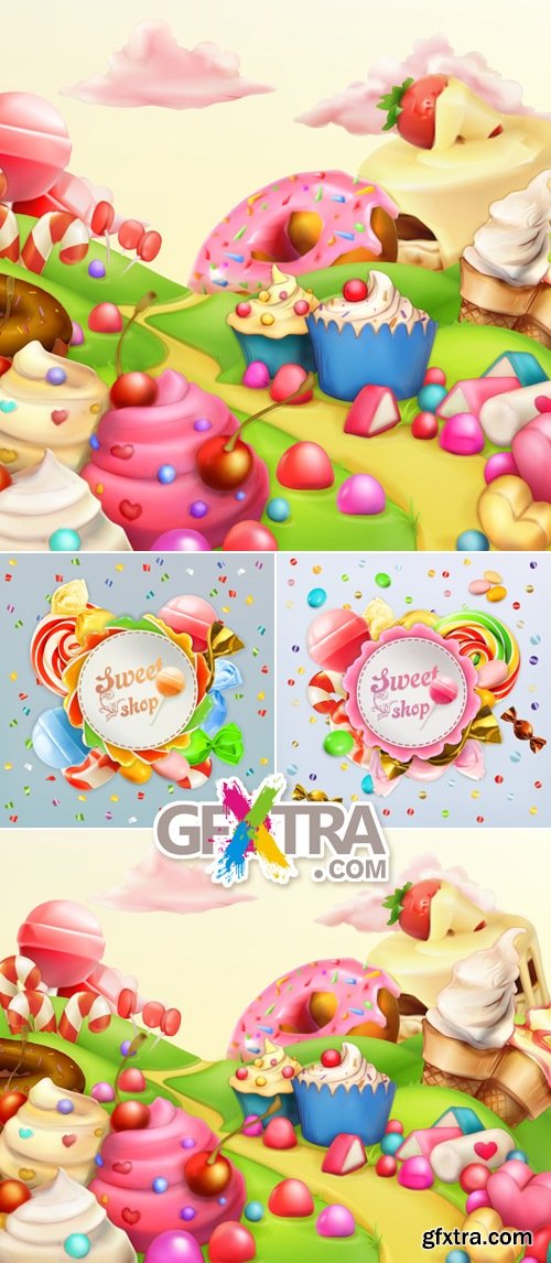 Sweets & Candies Vector