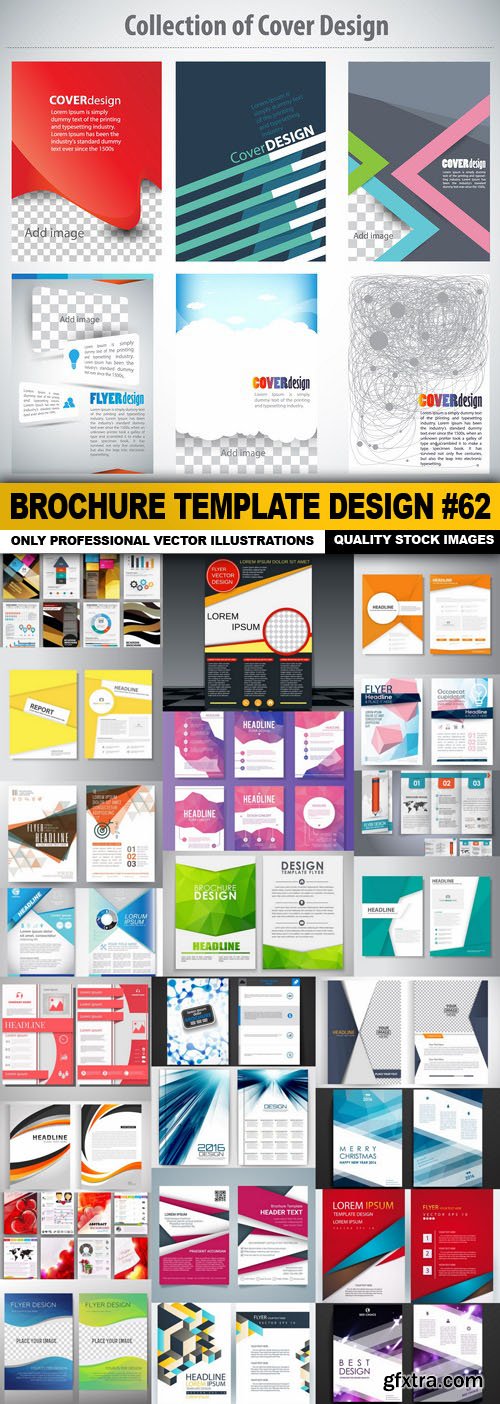 Brochure Template Design #62 - 25 Vector