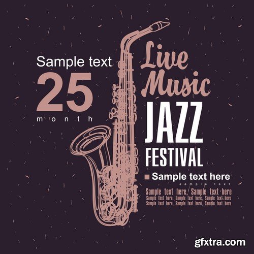 Jazz Festival Posters - 10x EPS