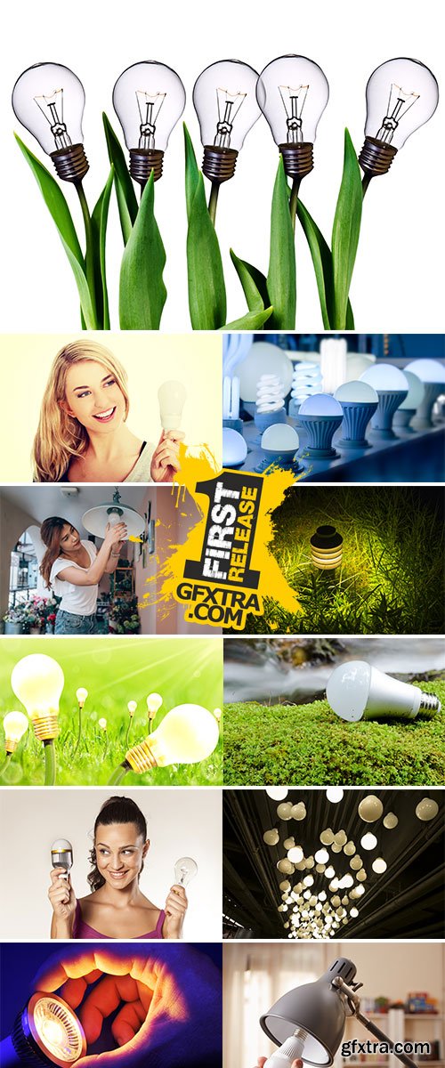 Stock Image Light bulb and nature