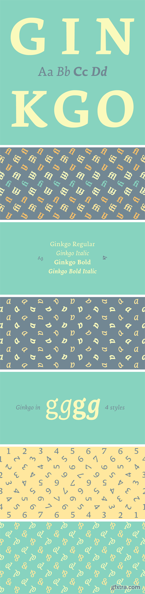 Ginkgo Font Family