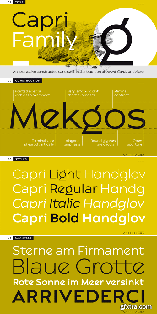 Capri Pro Font Family