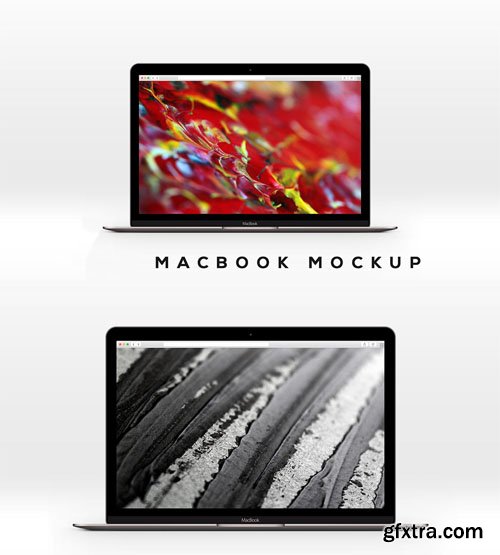 MacBook Presentation Mock-up Template
