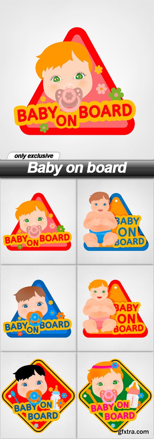 Baby on board - 6 EPS