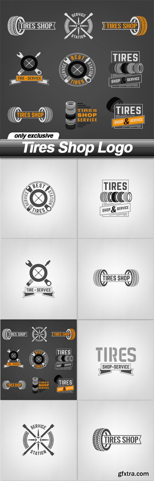 Tires Shop Logo - 8 EPS