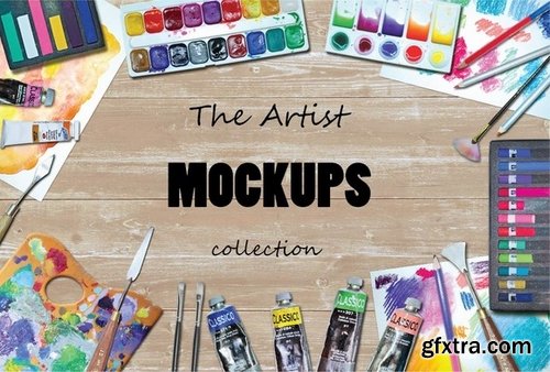 CM - The Artist Scene Mockups 487002