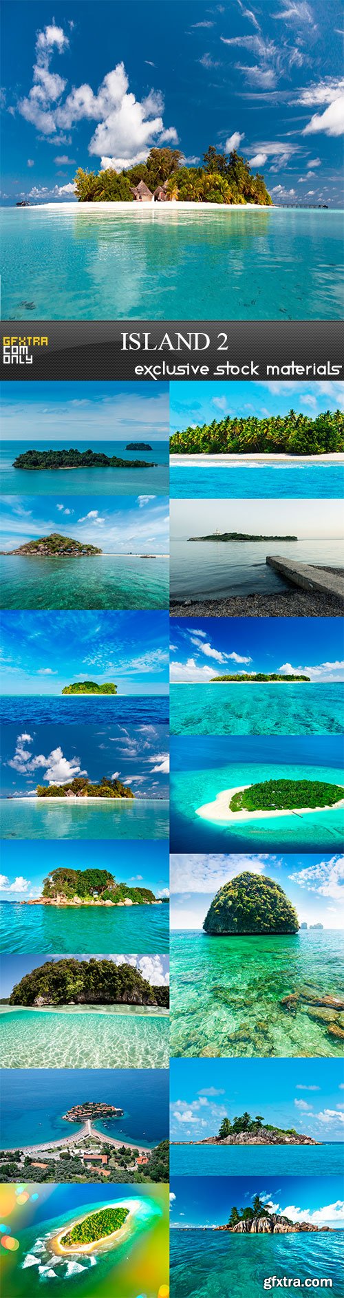 Island 2, 15 x UHQ JPEG