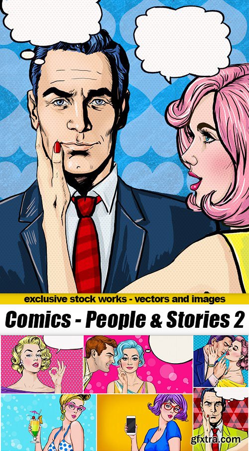 Comics - People & Stories 2 - 25xUHQ JPEG