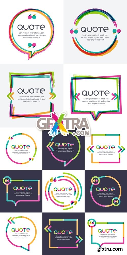 Speech Bubbles Vector