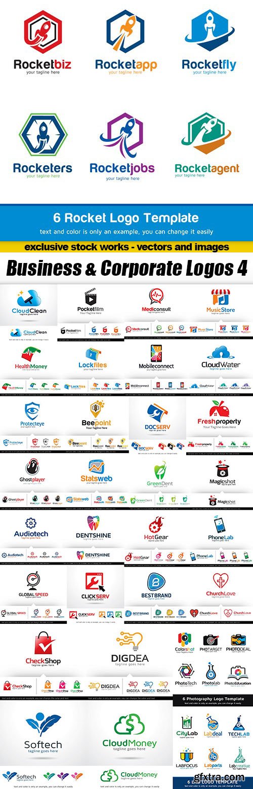 Business & Corporate Logos 4 - 30xEPS, AI