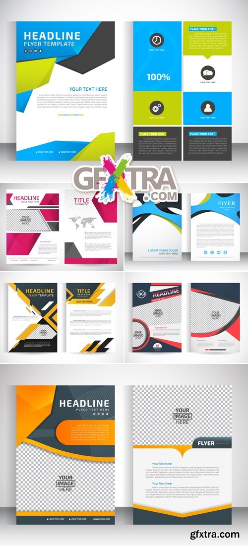 Abstract Business Templates Vector 7