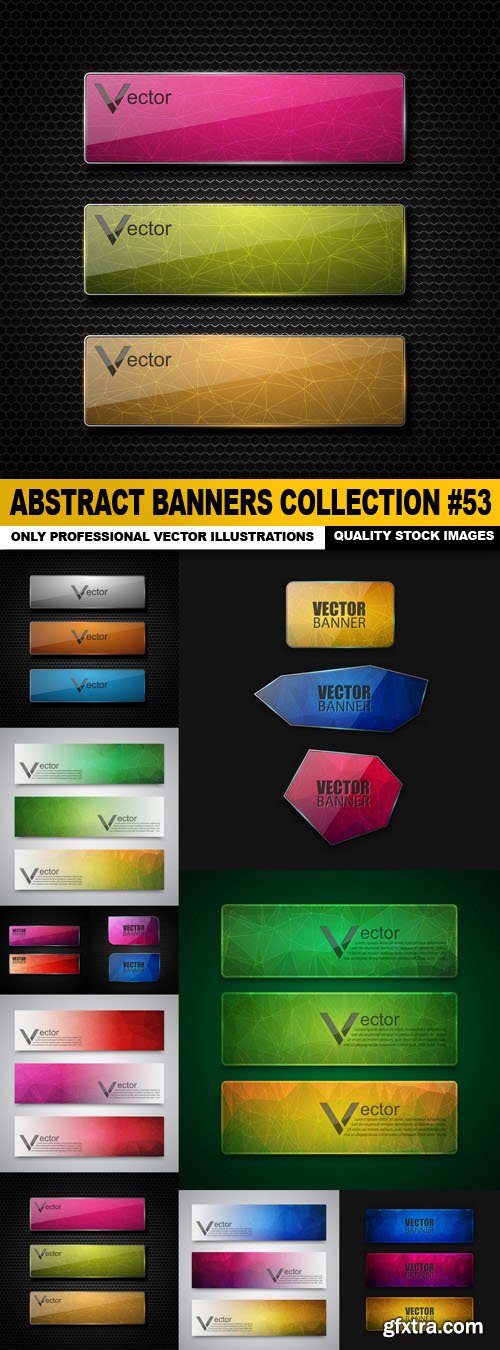 Abstract Banners Collection #53 - 10 Vectors