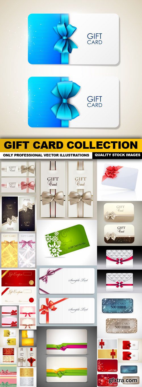 Gift Card Collection - 25 Vector