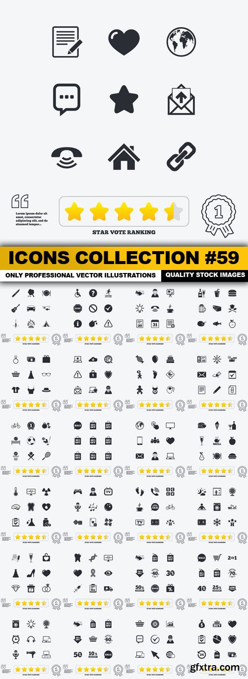 Icons Collection #59 - 25 Vector