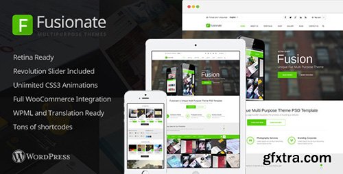 ThemeForest - Fusionate v1.0 - Retina Multi-Purpose WordPress Theme - 6938295