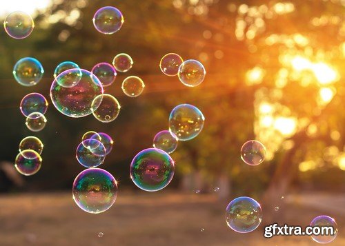 Water And Soap Bubbles - 15x JPEGs