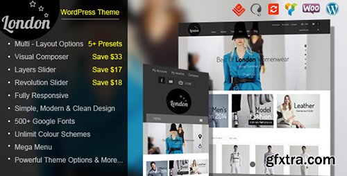 ThemeForest - London Stars v1.3 - Responsive WooCommerce Theme - 11290821