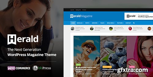 ThemeForest - Herald v1.4 - News Portal & Magazine WordPress Theme - 13800118