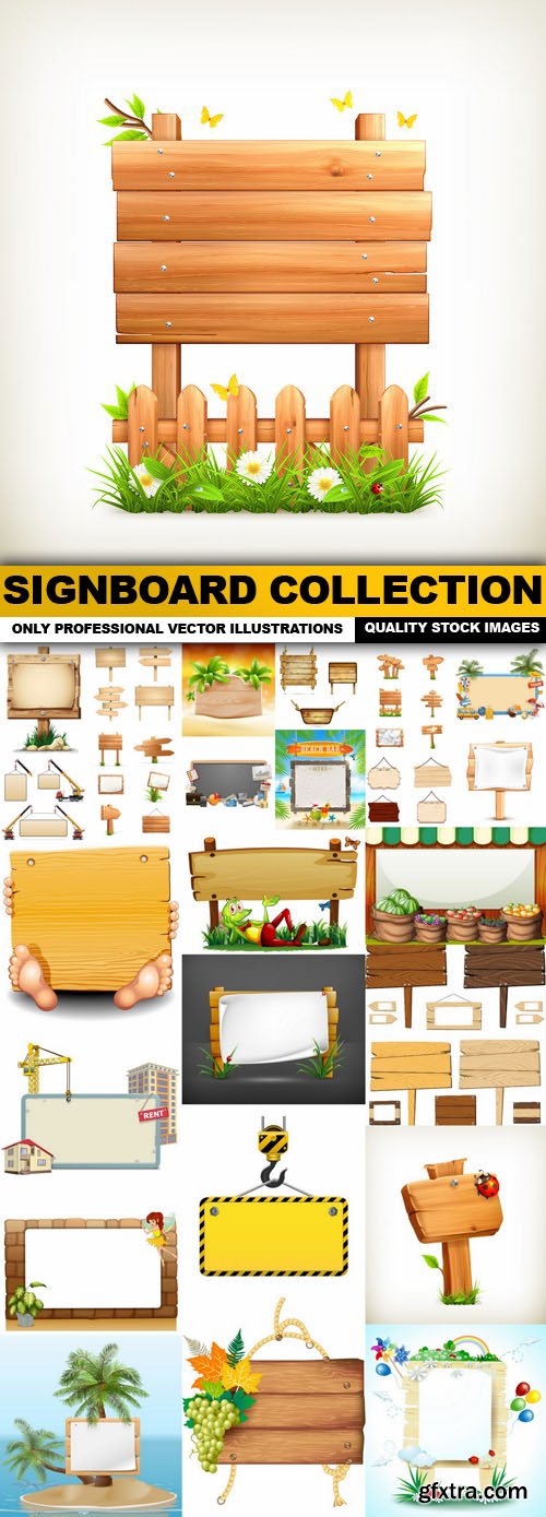 Signboard Collection - 25 Vector