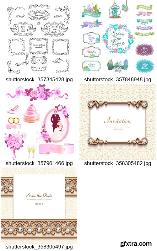 Amazing SS - Wedding Invitation & Elements 3, 25xEPS